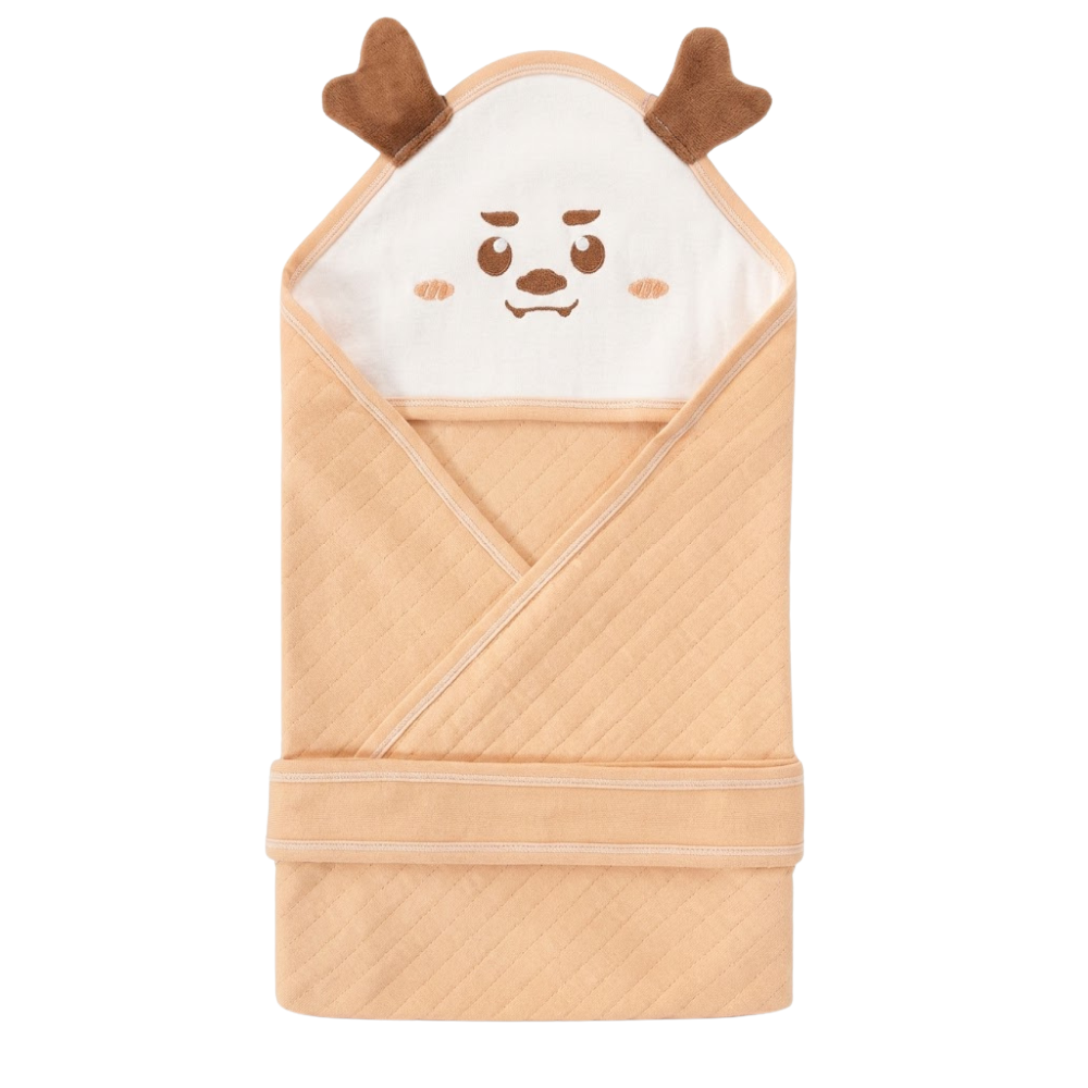 שמיכת עיטוף (Swaddle) עם כובע